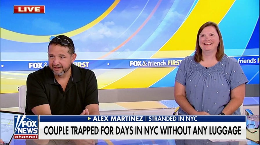 Couple stranded in NYC due to canceled flights