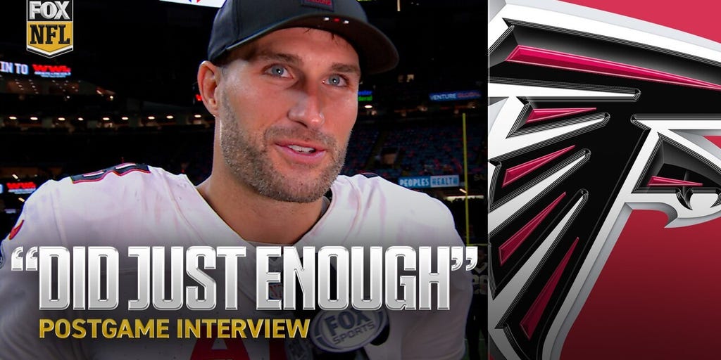 ‘Total team win’ 💪 Falcons’ Kirk Cousins on 24-10 win over Saints | NFL on FOX