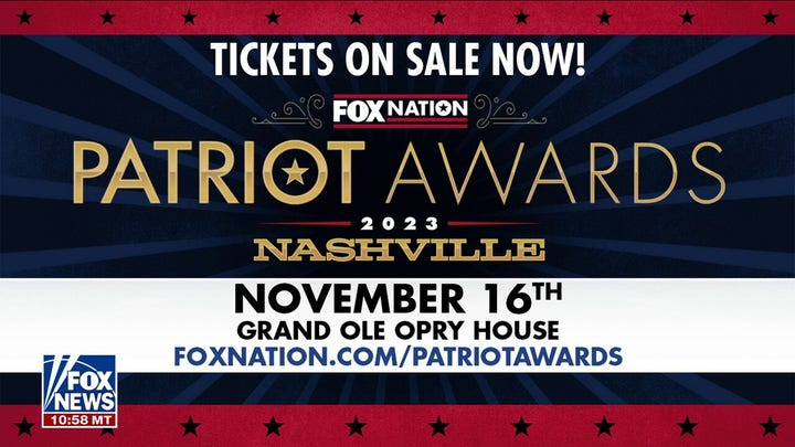Tickets on sale for Fox Nation's 2023 Patriot Awards