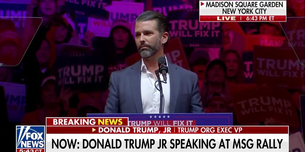 Donald Trump Jr. says the Democratic Party has 'forgotten' about Americans