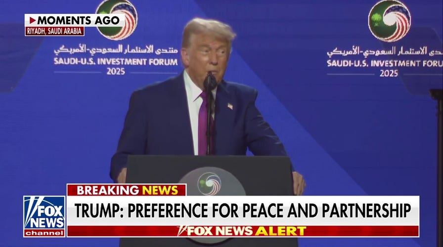 Trump highlights peace, prosperity during business-focused trip to Saudi Arabia