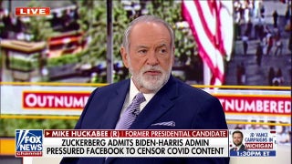 It's 'remarkable' that Facebook accepted the pressure from Biden's WH: Mike Huckabee - Fox News