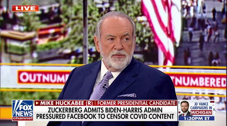 It's 'remarkable' that Facebook accepted the pressure from Biden's WH: Mike Huckabee