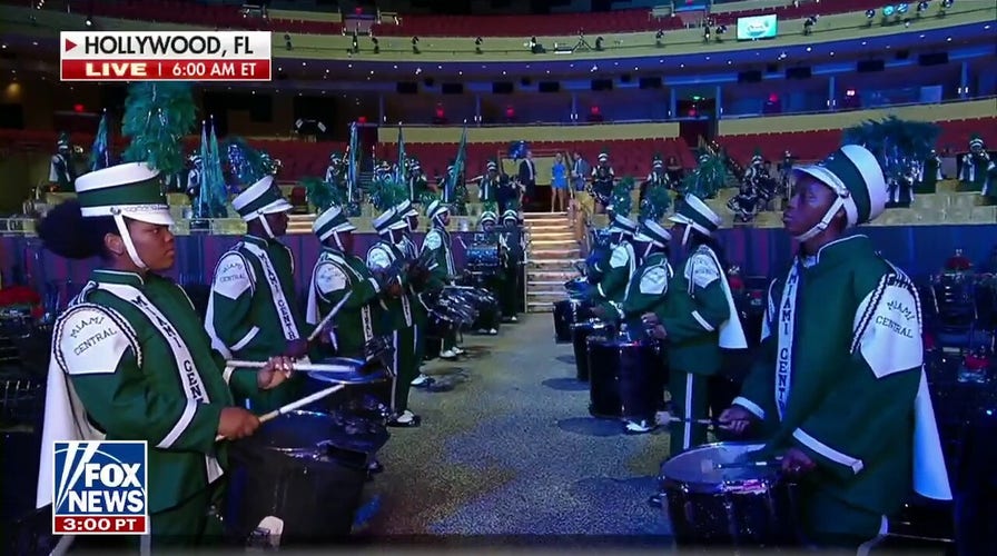 Miami high school marching band performs live on 'Fox & Friends'