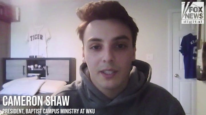 Christian student leader shares how group chalked entire book of the Bible on campus