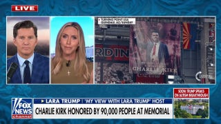 Lara Trump describes Charlie Kirk's memorial as 'almost surreal'