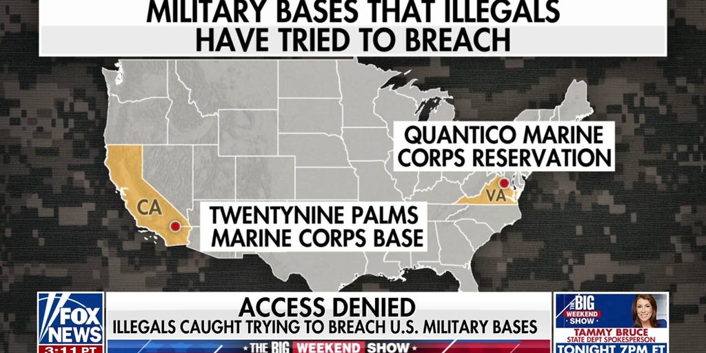 Migrant manhunt: Search underway for illegal who trespassed Quantico