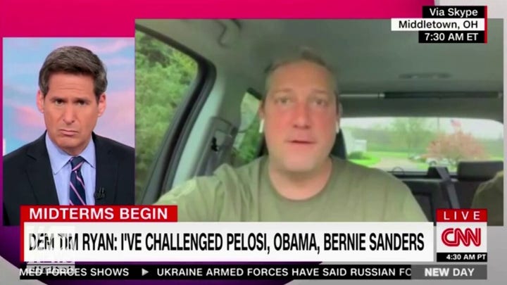 Awkward: Tim Ryan dodges question on whether he'll let Biden campaign for him