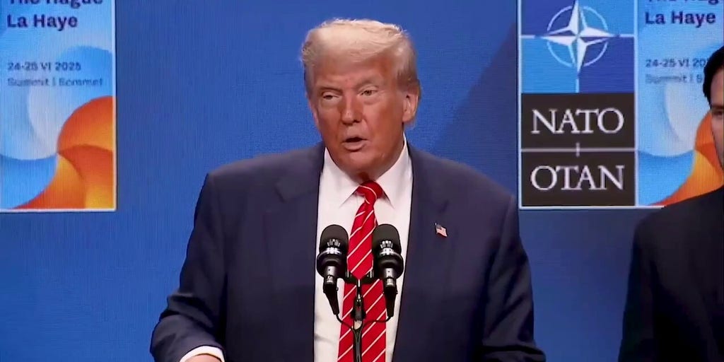 Trump shares heartfelt exchange with Ukrainian journalist at NATO summit about her solider husband