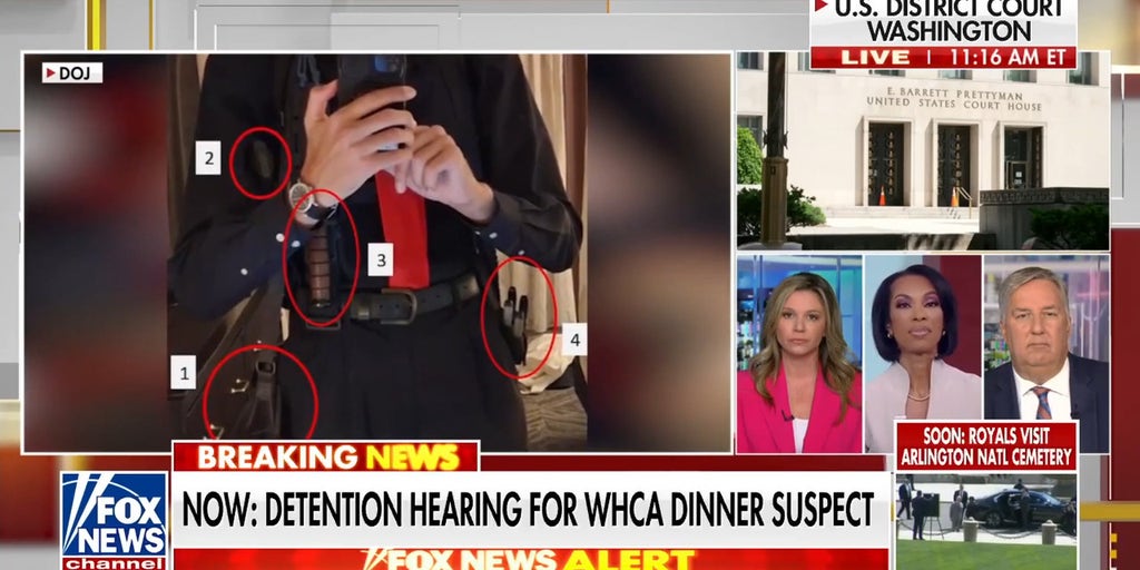 WHCA dinner suspect faces detention hearing for alleged plot to assassinate Trump