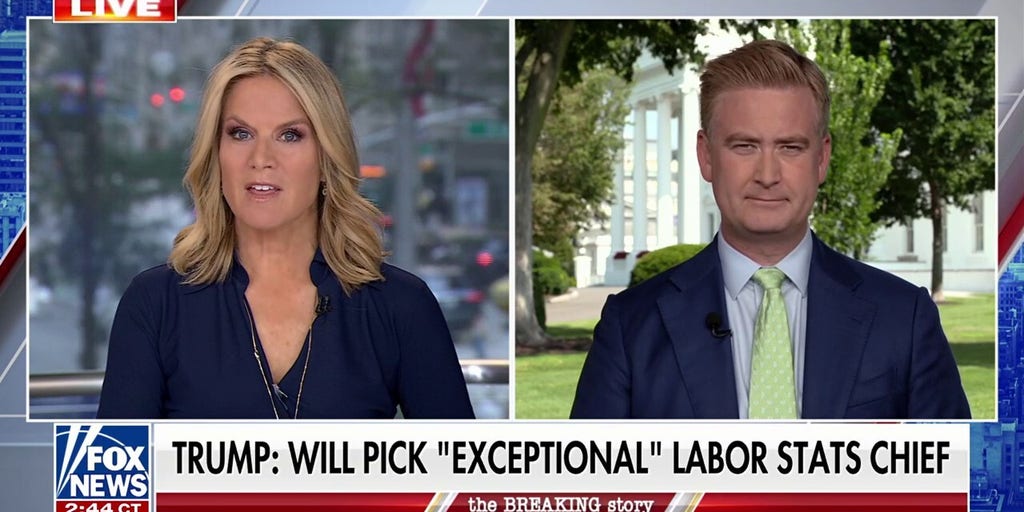 Trump says he will choose an ‘exceptional’ new head for Labor Statistics chief