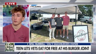 New York teen opens burger spot where military veterans eat free