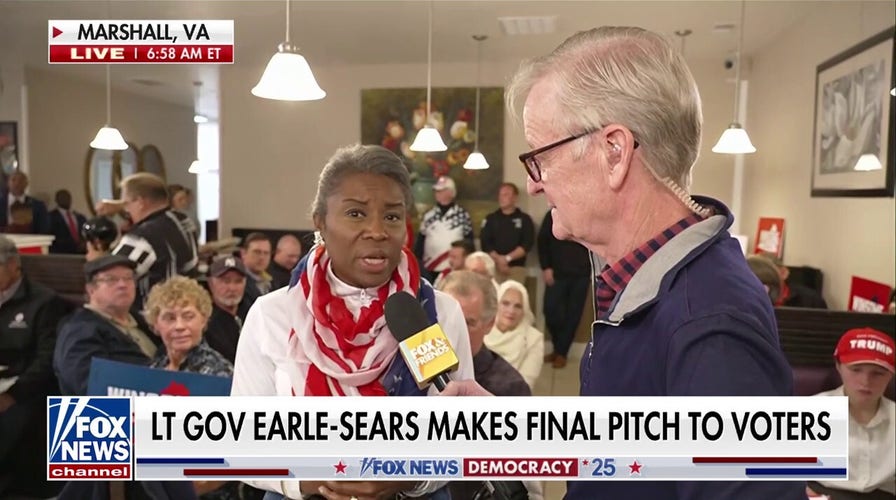 Winsome Earle-Sears makes final pitch to voters on Election Day