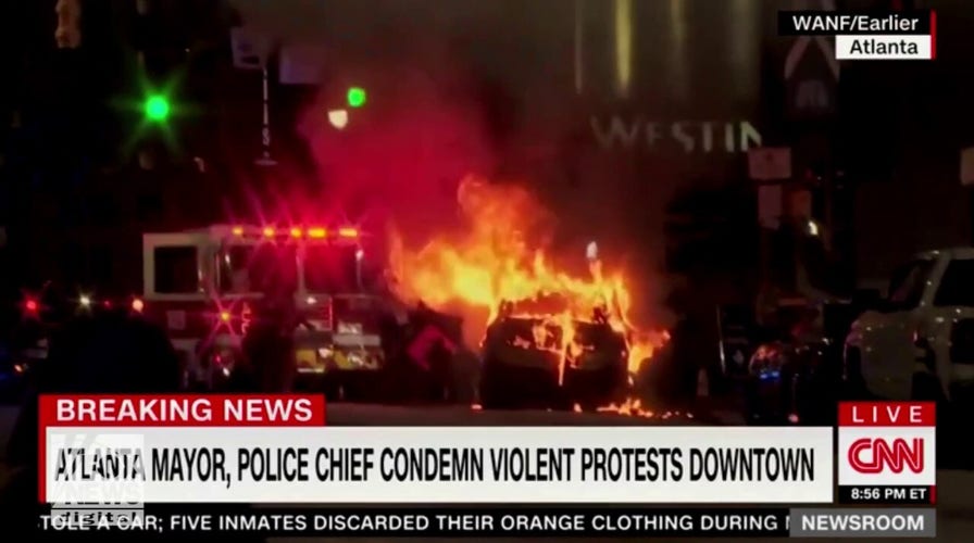 CNN guest condemns using 'violent' to describe Atlanta riots