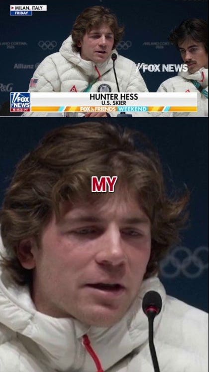 US skier sparks BACKLASH over comments about playing under American flag