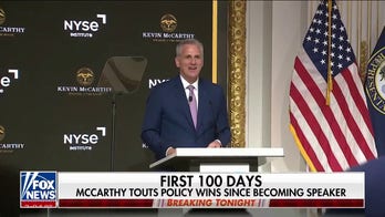 House Speaker Kevin McCarthy celebrates 100 days in role