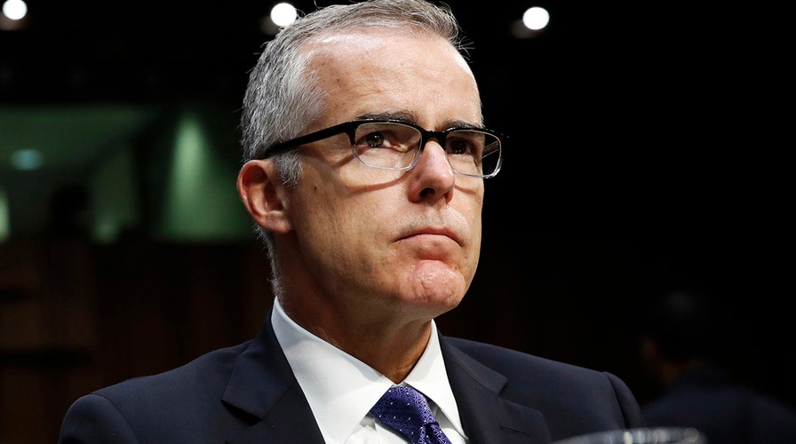 Justice Department won't pursue charges against Andrew McCabe
