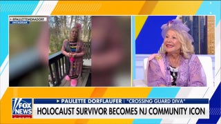 Holocaust survivor known as 'Crossing Guard Diva' goes viral for glam style