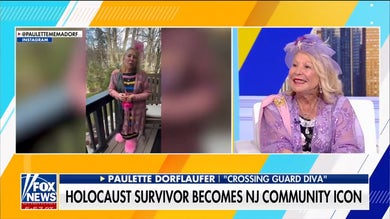 Holocaust survivor known as 'Crossing Guard Diva' goes viral for glam style