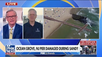 New Jersey shore town's cross-shaped pier causes stir