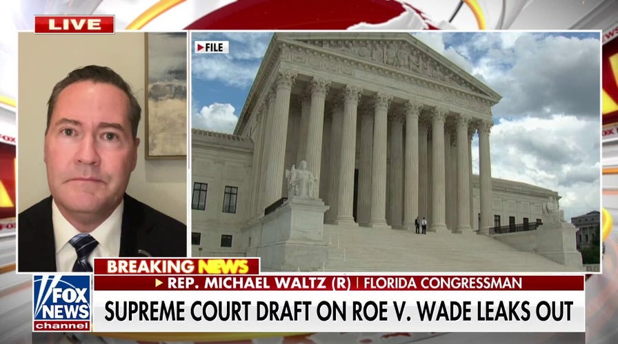 Rep. Waltz: SCOTUS will face liberal rage following leak