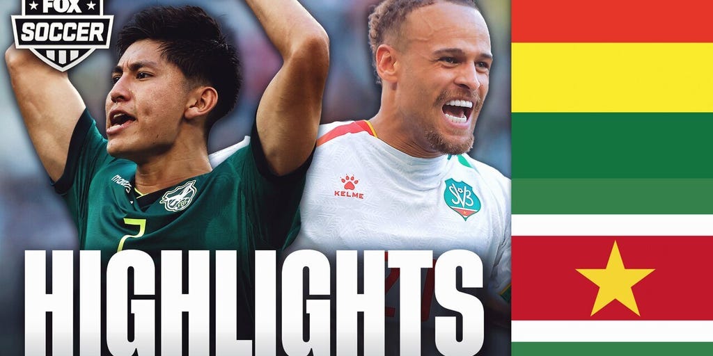Bolivia vs. Suriname | FIFA World Cup 2026™ Play-offs Highlights ⚽️ FOX Soccer