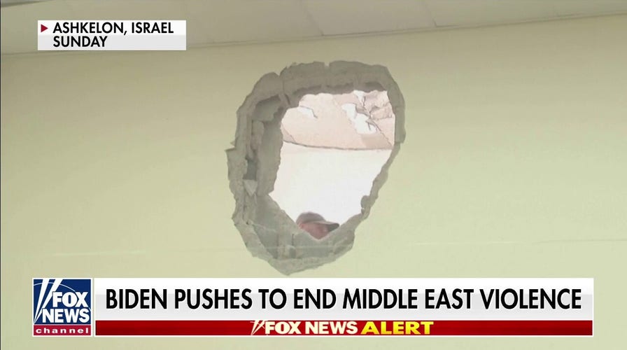 Synagogue wall blasted open by rocket fire in Israel
