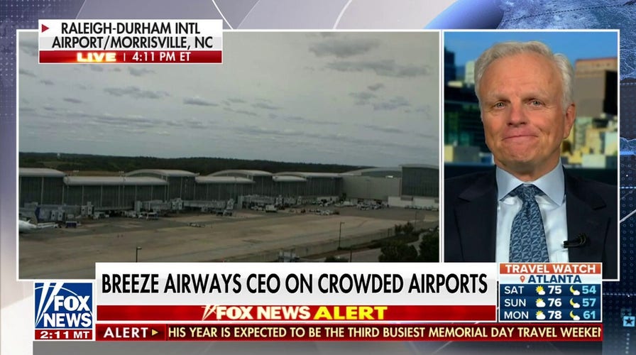 FAA needs to get ahead of staffing shortages: Breeze Airways CEO David Neeleman