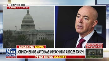 Speaker Johnson sends Mayorkas impeachment articles to Senate