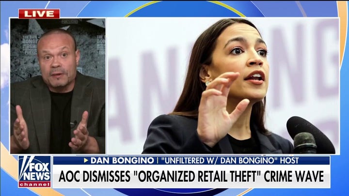 Dan Bongino blasts AOC for dismissing retail theft crime wave: ‘She speaks for the dopey imbecile crowd’