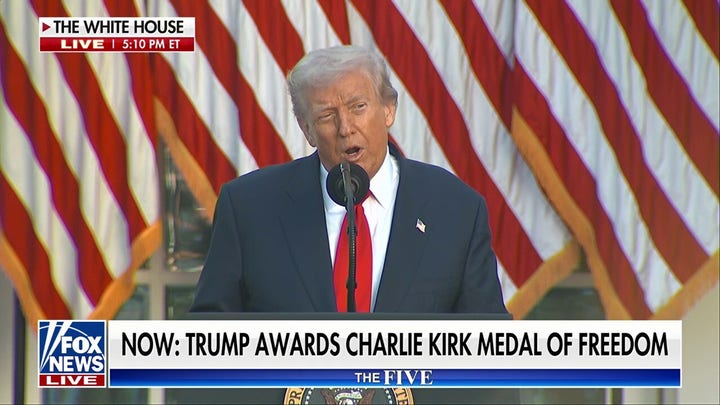 Trump posthumously awards the Medal of Freedom to ‘irreplaceable’ Charlie Kirk