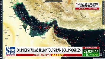  Oil prices fall as Trump cites progress on Iran deal