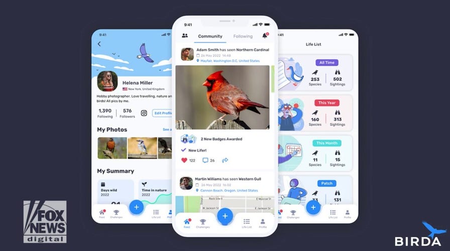New birding app helps people identify bird species, encourages healthy habits for all