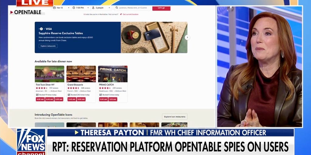 OpenTable reservation platform reportedly spying on users