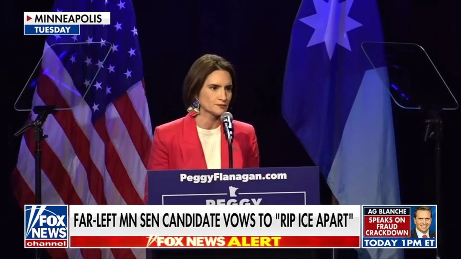 Peggy Flanagan calls to 'rip ICE apart' as progressive candidates surge in primaries