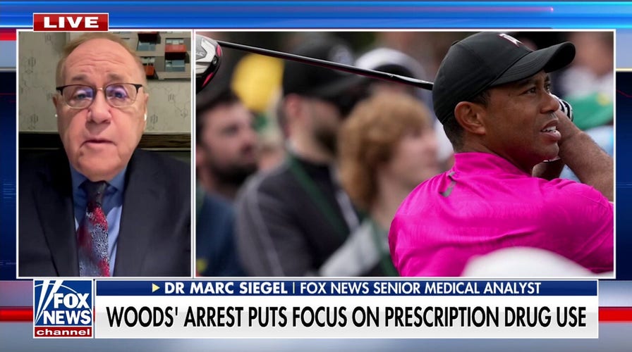 Tiger Woods' arrest puts focus on prescription drug use