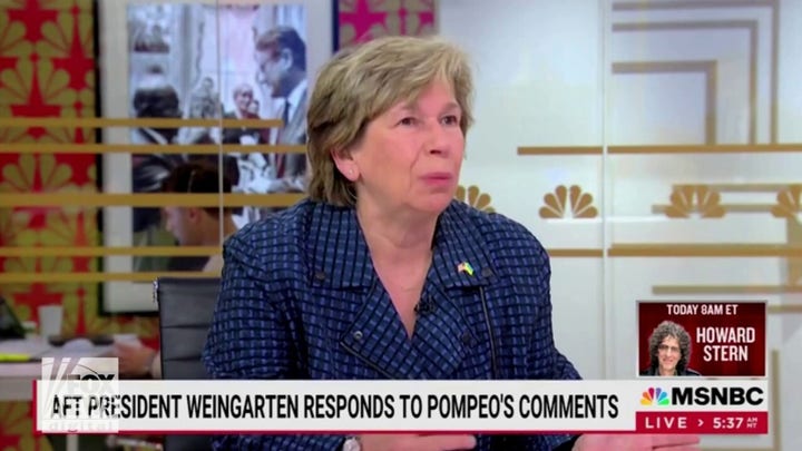 AFT president Randi Weingarten slams Pompeo, says 'he's hurting kids'