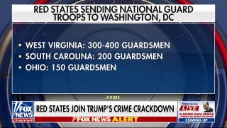 Red states join Trump's DC crime crackdown