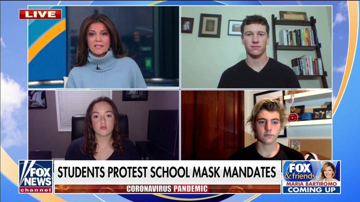 High school students push back against mask mandates in schools