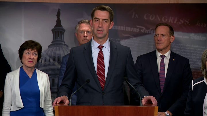 Sen. Tom Cotton: Biden 'favors a Hamas victory over Israel'