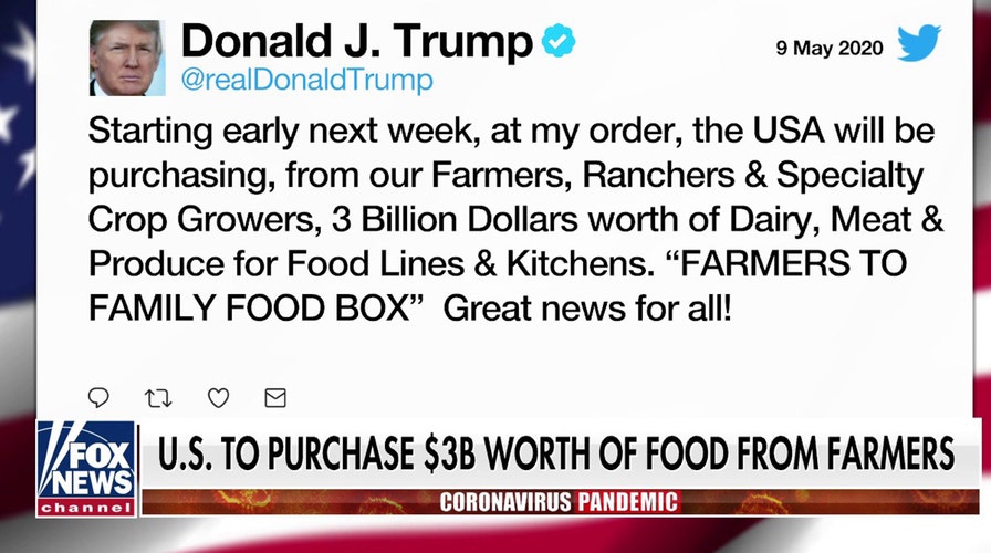 US to purchase $3 billion worth of food from farmers