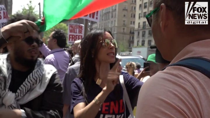 Thousands descend on Columbia campus as faculty blocks encampment entrance