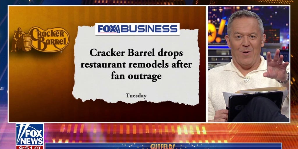 'Gutfeld!': 'Troubled restaurant chain' Cracker Barrel has decided to abandon all remodeling plans