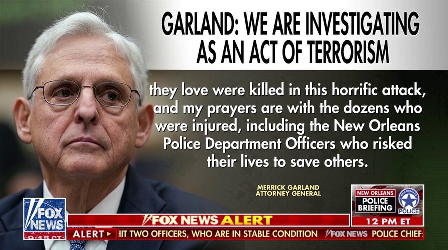 Attorney General Merrick Garland addresses tragedy in New Orleans: 'My heart is broken'