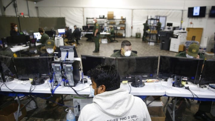 Media's first look inside border facilities under Biden admin