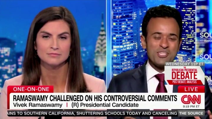 Vivek Ramaswamy accuses CNN of deceptive editing in debate on Taiwan: 'Kaitlan, Kaitlan, Kaitlan!'