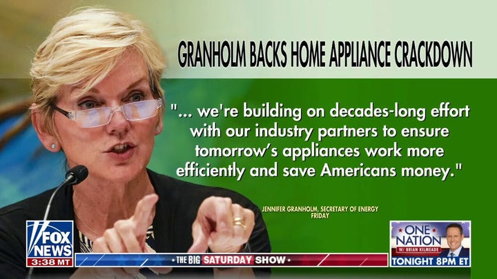 Democrats push green dream by regulating washers and fridges