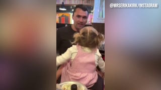 Video of Charlie Kirk telling daughter how he met his wife goes viral