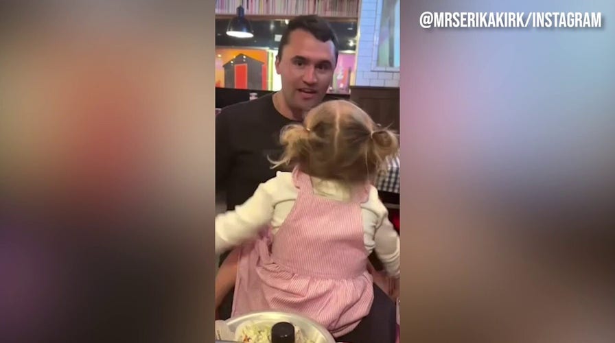 Video of Charlie Kirk telling daughter how he met his wife goes viral