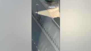 New video shows alleged suspect starting fire outside Manhattan federal building